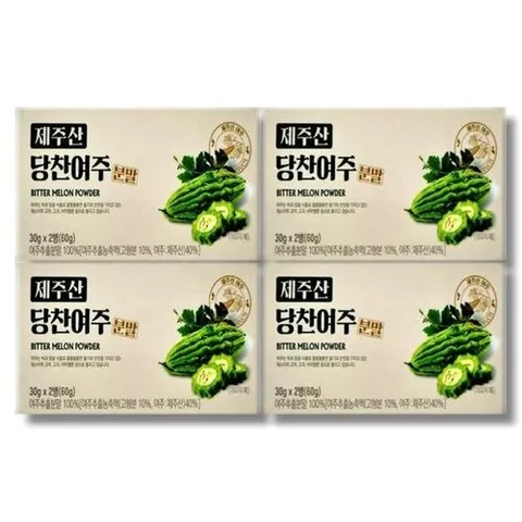 기타브랜드 제주산 당찬여주 분말 30g x 2통 4박스_P408395212