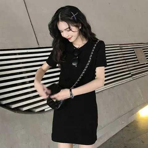 셀러허브 패션 [리더스] 반팔 미니 원피스 여리여리 코디 편한