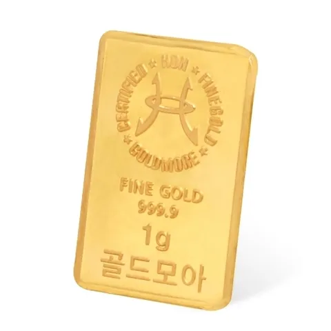 골드모아 순금 골드모아 골드바 프레스 1g 24k