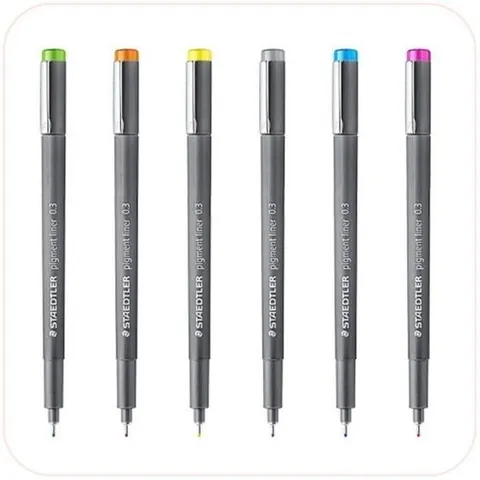 셀러허브 1 [HYIJLUP5_4B]스테들러 라이너펜 0.5mm 텔 회색 1개