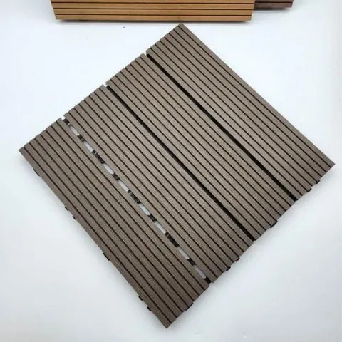 셀러허브 1 [HYIJKDE3_4B]우드st 조립식 데크타일 다크브라운