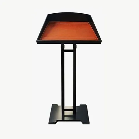 셀러허브 패션 [JHQRYEXQ_4A]안내판 행사 거치대 아크릴 브라운 480mm