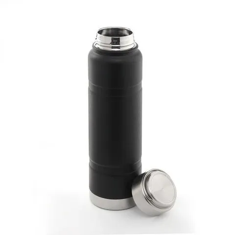 셀러허브 1 [XBJH2IL5_48]Jon 이중스텐 보온병 메이트 블랙 나들이