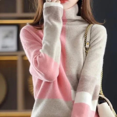 에이시크 베이직 웜업 터틀넥 니트 C24CKN715_P375258096