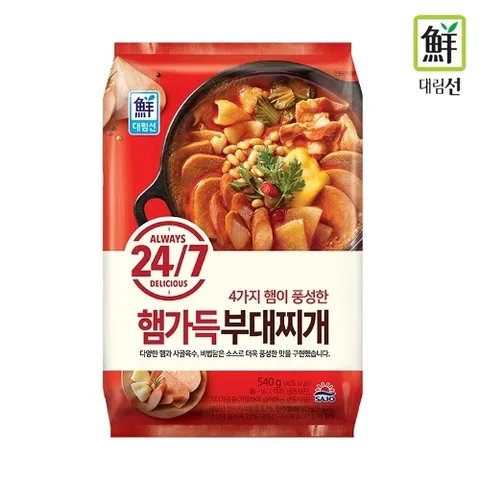 사조대림 [푸른들마켓][사조] 햄이푸짐한부대찌개 540g
