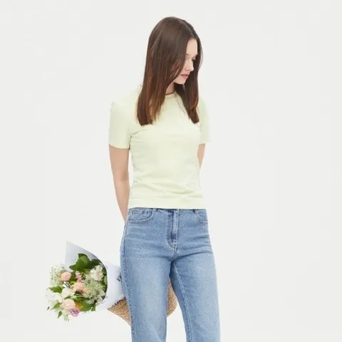 시슬리 하이텐션 자수 티셔츠SATS91431