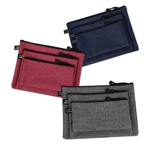 셀러허브 1 [RG71PQRT]플랫파우치 3종세트 이너백 파우치 세트