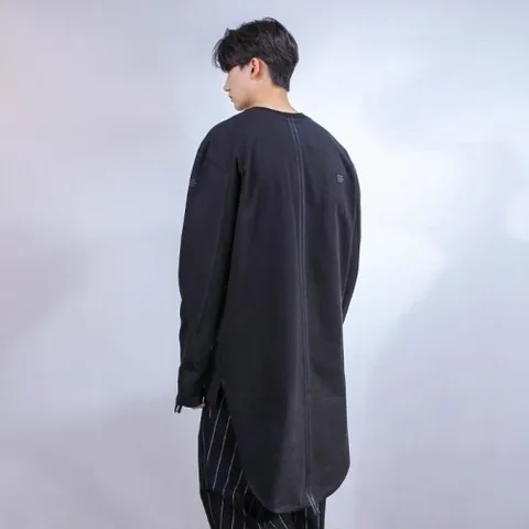 셀러허브 패션 [MAS] 마스 2라인 롱슬리브_블랙