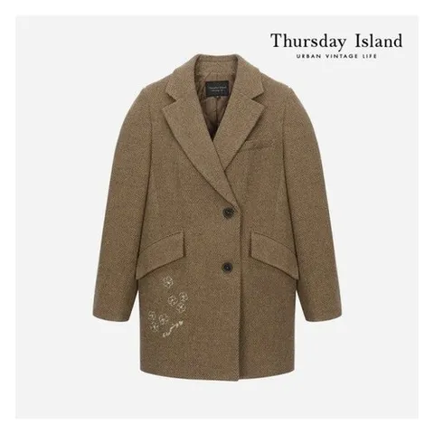 써스데이아일랜드 Thursday Island] 테일러드 하프 코트(T228MCT236W)