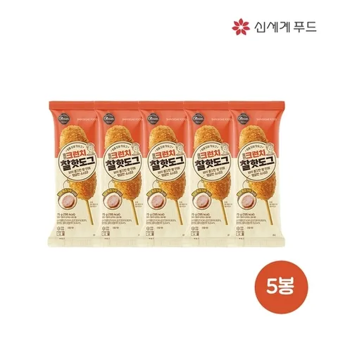 올반 크런치 찰핫도그 5봉