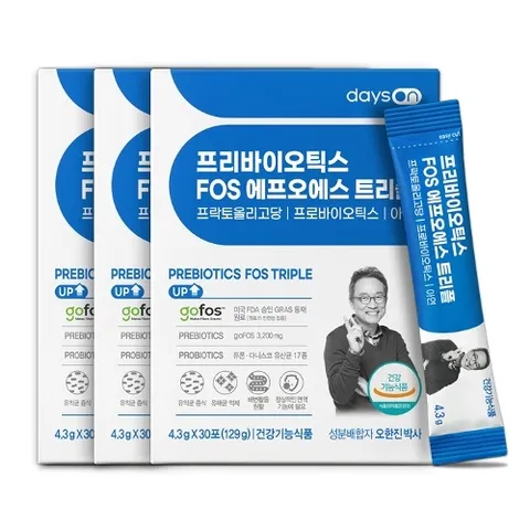 데이즈온 오한진 프리바이오틱스 FOS 트리플 3개월