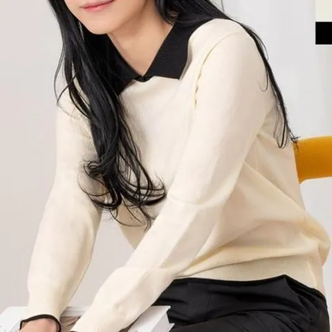 셀러허브 1 [HYD2K93L_51IB]JJM-SS593 남자티셔츠 여자보들카라니트티