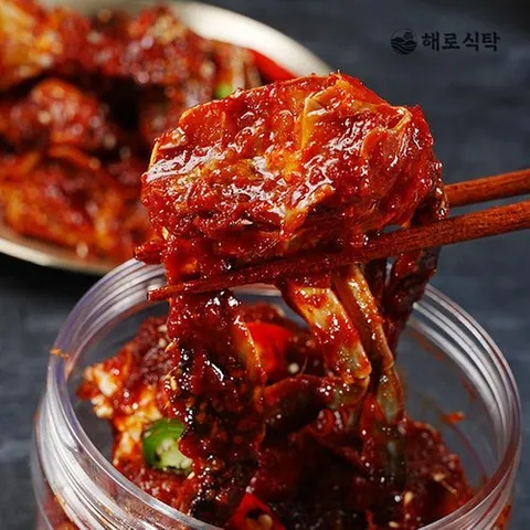 해로식탁 국내산 연평도 숫꽃게 양념게장 1.6kg