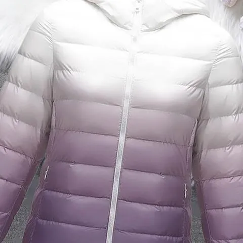 셀러허브 패션 [시스터즈] 경량 패딩 감각적인 트렌디 그라데이션 점퍼 (41933672)