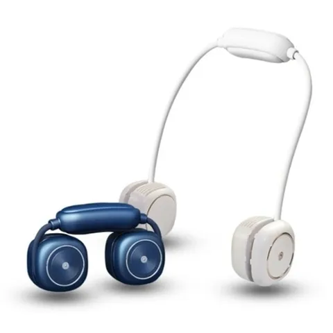 패션플러스 [HS라이프] 선풍기 써큘레이터 냉풍기 지피오피 릴리 넥밴드 CWFNR4000 네이비