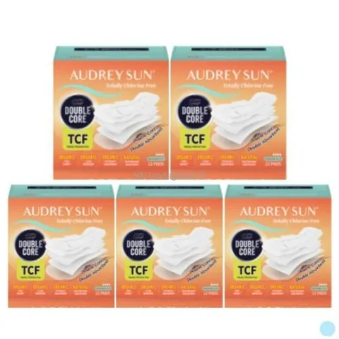 셀러허브 생활리빙 오드리선 더블코어 유기농 생리대 중형 12p X 5팩