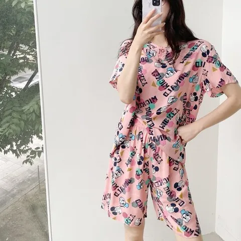 드레스날다 알록달록 투버튼 홈웨어 파자마세트(set839)