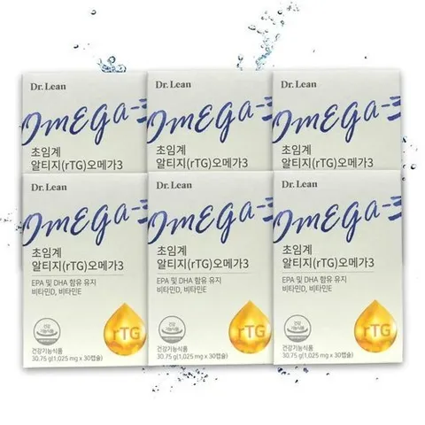 셀러허브 1 [닥터린] 닥터린 초임계 알티지 오메가3 1025mg 30캡슐 X 6 TB