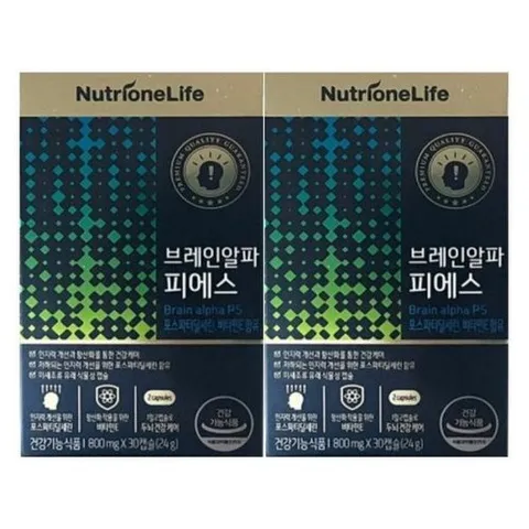 기타브랜드 뉴트리원 브레인알파 피에스 두뇌 인지력 30캡슐 2개_P390448837