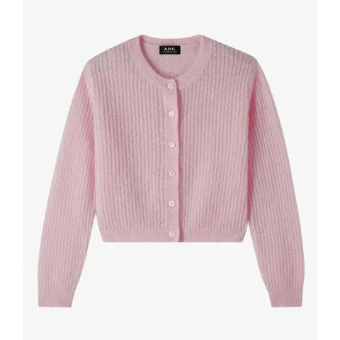아페쎄 25SS 아페쎄 가디건 WPABEF22246FAA ROSA DOM