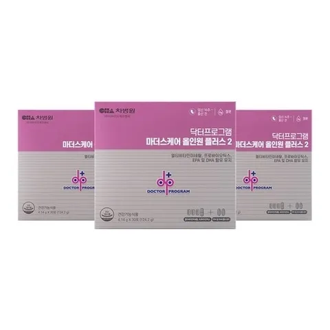 닥터프로그램 임산부 종합 멀티 비타민 철분 영양제 마더스케어 올인원 플러스2 90일분_P324447937
