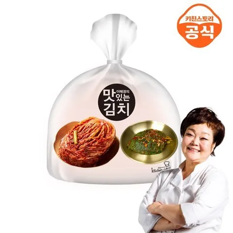 빅마마 이혜정 의 맛있는 포기김치 8kg+깻잎김치 1kg (총 9kg)