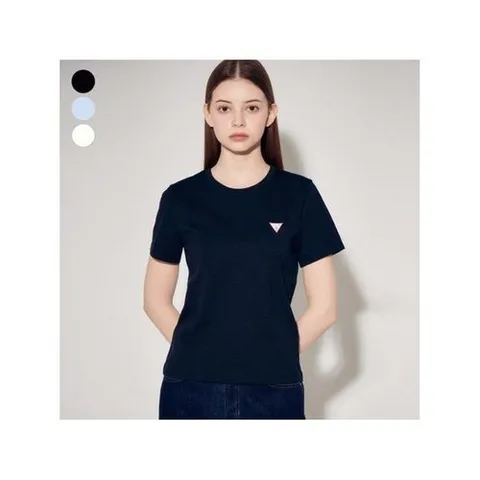 GUESS 여성 미니삼각 슬럽 반팔티셔츠 YP2K9433_P386808928