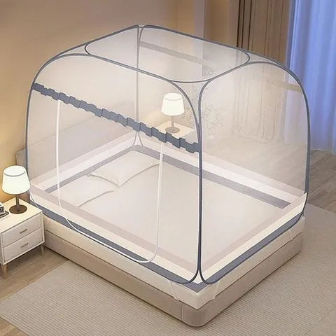 셀러허브 1 [XBK956L3_48]GDM 원터치 투명 모기장 텐트 150x200cm 거실