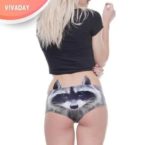 패션플러스 [셀럽하우스] VIVA-P20 COOP9376 애니멀 라쿤 팬티
