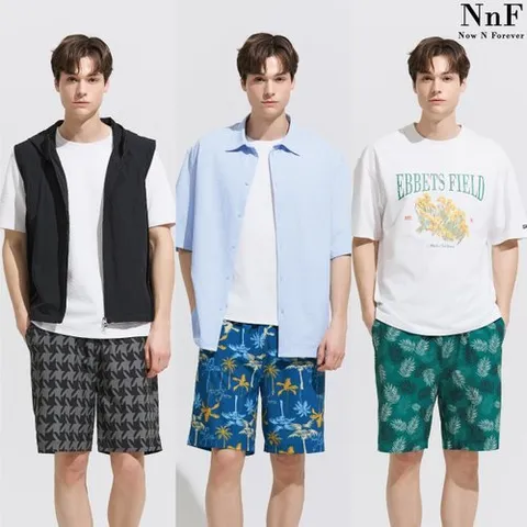 NnF 남성 썸머 패턴 반바지 3종