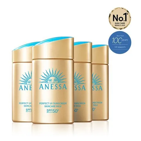 아넷사 퍼펙트 UV 선스크린 스킨케어 밀크 NA 60ml 4개