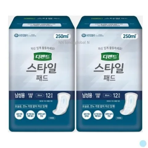 셀러허브 생활리빙 디펜드 스타일 패드 남성용 성인 기저귀 추천 12p 2팩 (17246963)