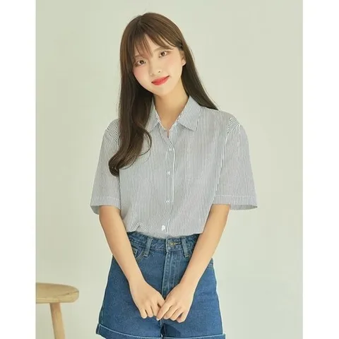 반에이크 롤리오 반팔 셔츠OB15STME01Z_P415375415