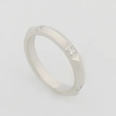 티파니 고이비토 중고명품 Tiffany(티파니) 플레티늄(PT950) True(트루) 2.5MM 다이아 5포인트 웨딩 반지 - 6호