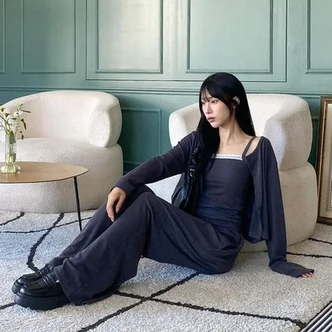 셀러허브 패션 나시 레이스 자라느 잔골지 가디건 세트