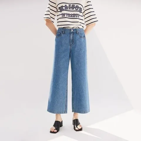 더핸드메이드 와이드 데님 팬츠_P324675126