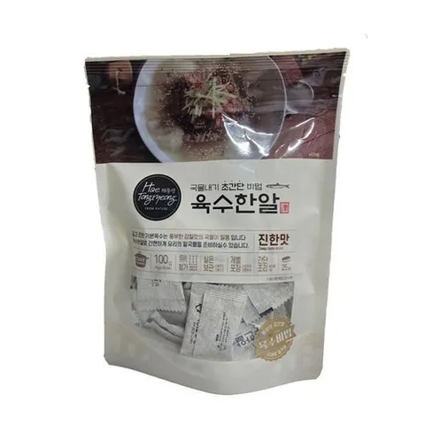 [자연정선] 해통령 육수한알 진한맛 100g  2개 (41264753)