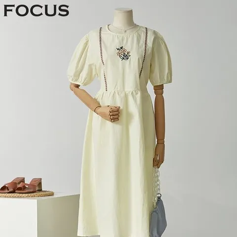 패션플러스 [포커스] 꽃포인트원피스 FBM2E7POP0459BP