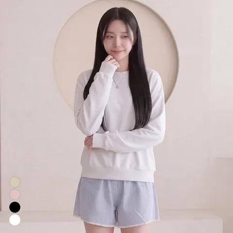 올리비에스클로젯 베이직 라운드 코튼 맨투맨O2603TS056A