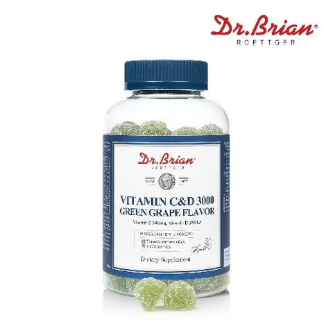닥터브라이언 비타민 C,D 3000 청포도맛(100구미)