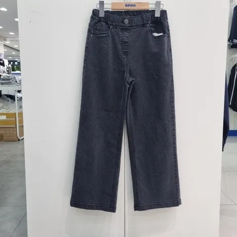 에스핏주니어 [에스핏] 블랙와이드데님PT SJZ101FJPT44GN