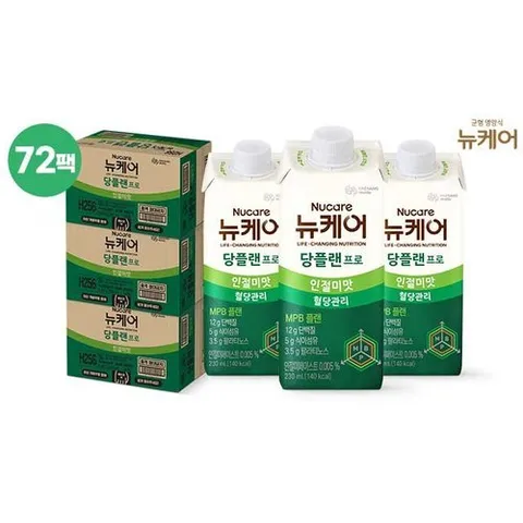 뉴케어 [싱글] 뉴케어 당플랜프로 인절미맛 72팩(3BOX)