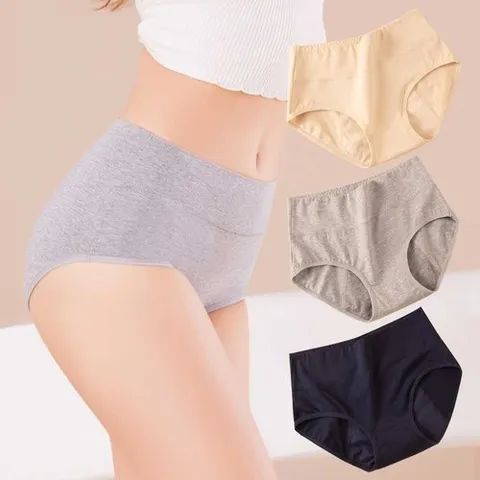 모든GO 위생팬티 3매 세트 하이웨스트 속옷 순면 생리 방수 샘방지