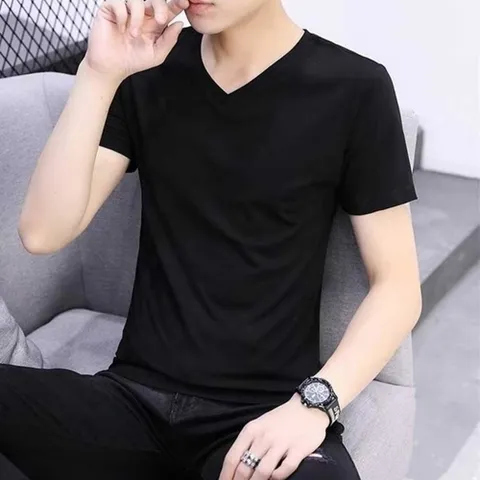 모로엠 심플 데일리 브이넥 남성라운드반팔 남자반팔 DMS-TSH-Q4370755