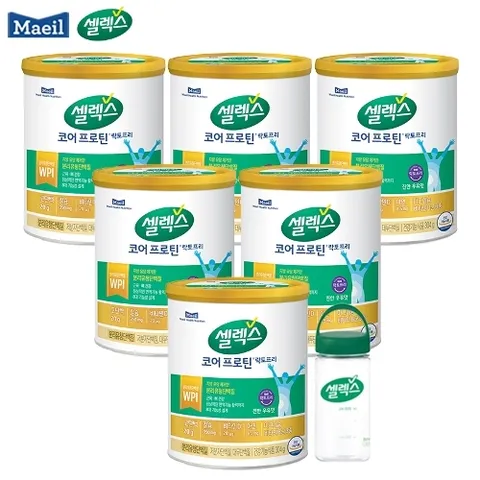 [매일유업]셀렉스 코어 프로틴 락토프리 6캔(304g*6캔)+보틀 1개