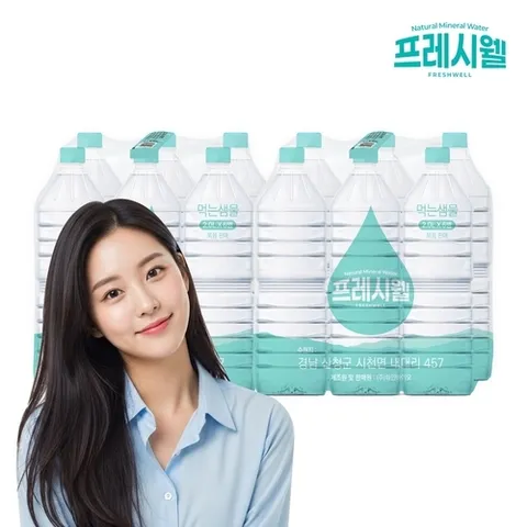 기타 [프레시웰] 생수 2L x 6입 2세트