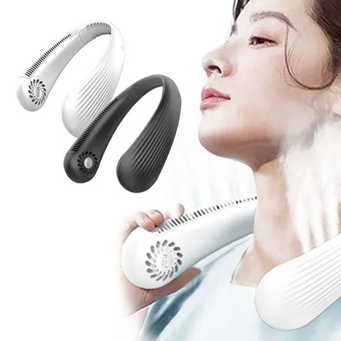 패션플러스 [HS라이프] 선풍기 냉풍기 써큘레이터 파인윈드410 넥밴드형 아이스 쿨러 듀얼팬