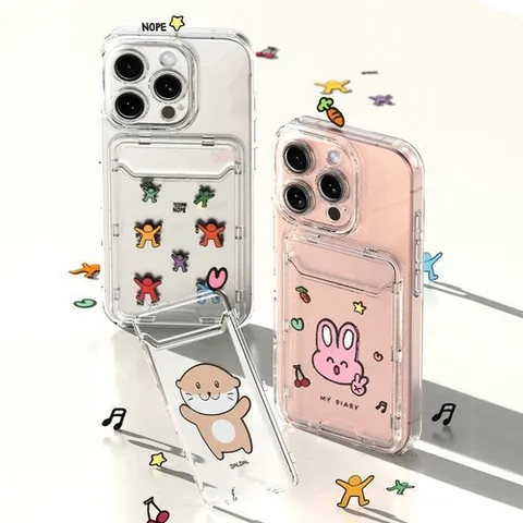 기타 캐릭터라인카드슬롯젤리 갤럭시S24 SM-S921N-WFG9UWI