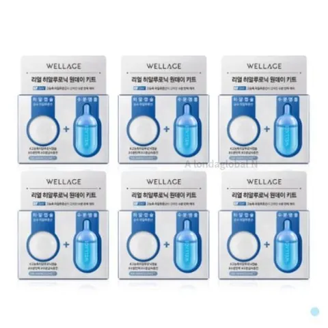 셀러허브 1 웰라쥬 리얼 히알루로닉 원데이키트 캡슐 앰플 6개입