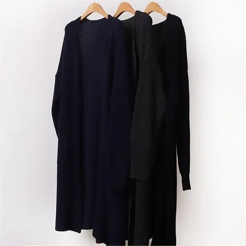 셀러허브 패션 빅사이즈사랑해요 B418L011 데일리니트롱가디건 EB